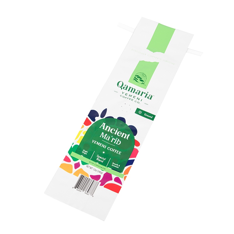 ผงกาแฟถุงปิดผนึกสี่เหลี่ยม