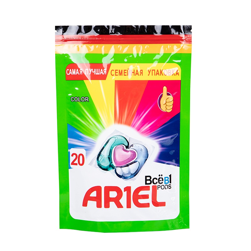 ถุงใส่น้ำยาซักผ้าแบบก้นแบน